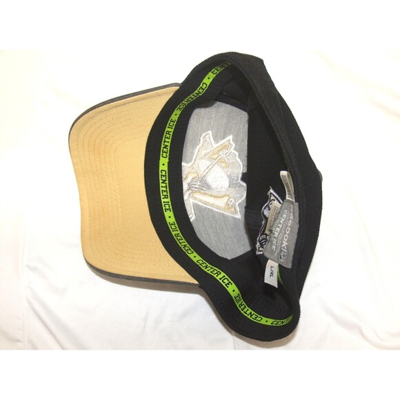 Pittsburgh Penguins Hat Reebok 2014 Stanley Cup Playoffs Center Ice L/XL Unisex - Picture 6 of 7